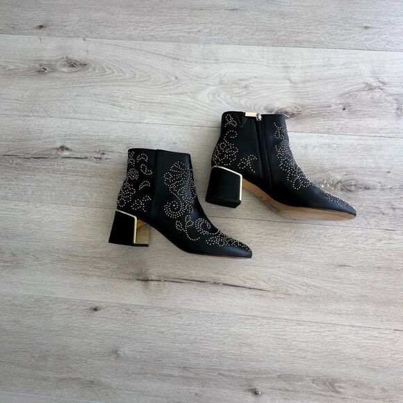 Chicos Adele Embellished Boots Black 8.5 NWT IN BOX - Picture 10 of 12
